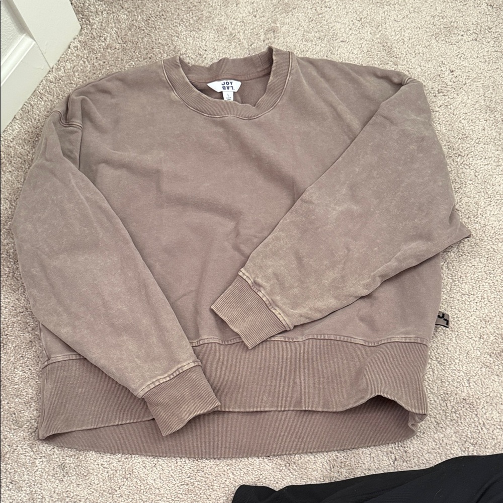 Women's Brown Crewneck Sweater